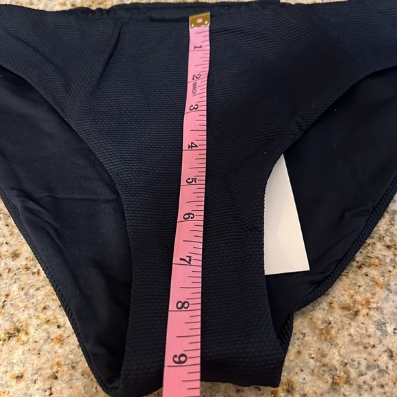 EBERJEY SO SOLID ANNIA BLACK BIKINI 
BOTTOM SIZE Large NWT - Picture 9 of 9